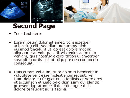 Templat PowerPoint Kolase Ultrasound, Slide 2, 05063, Medis — PoweredTemplate.com