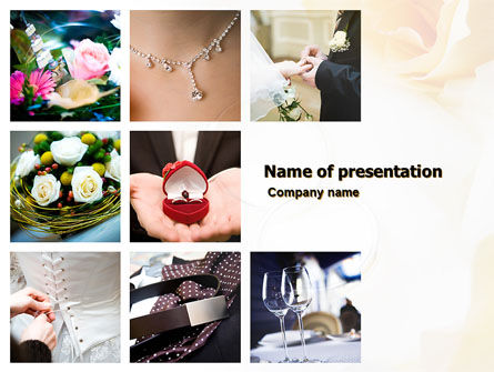 Wedding PowerPoint Template, PowerPoint Template, 05101, Holiday/Special Occasion — PoweredTemplate.com