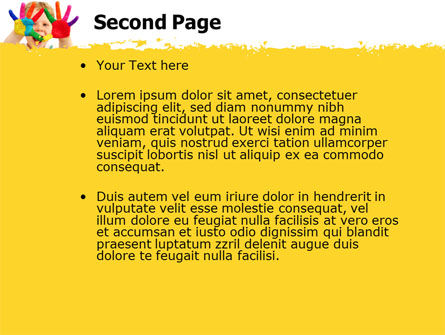 Modello PowerPoint - Linee colorate, Slide 2, 05112, Persone — PoweredTemplate.com