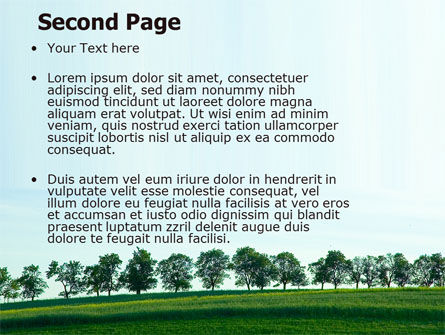 Plantilla de PowerPoint - horizonte, Diapositiva 2, 05144, Naturaleza y medio ambiente — PoweredTemplate.com