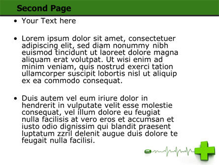 Plantilla de PowerPoint - sitio web médico, Diapositiva 2, 05159, Médico — PoweredTemplate.com
