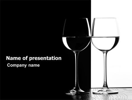 Black and White PowerPoint Template, Free PowerPoint Template, 05226, Careers/Industry — PoweredTemplate.com