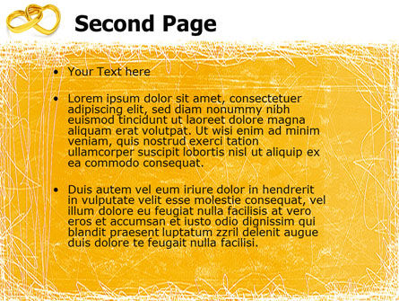 Templat PowerPoint Hari Pernikahan, Slide 2, 05229, Liburan/Momen Spesial — PoweredTemplate.com