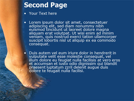 Feet PowerPoint Template, Slide 2, 05233, Nature & Environment — PoweredTemplate.com