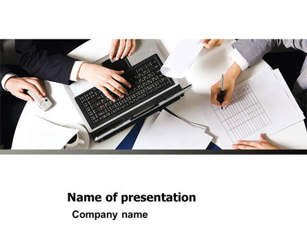 Consultation PowerPoint Template, 05255, Business — PoweredTemplate.com