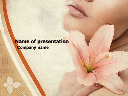 Lily PowerPoint Template, PowerPoint Template, 05288, Health and Recreation — PoweredTemplate.com