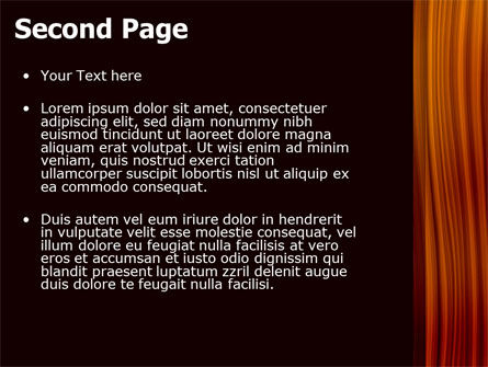 Hout PowerPoint Template, Dia 2, 05294, Abstract/Textuur — PoweredTemplate.com