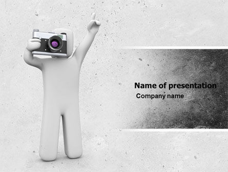 Photographer PowerPoint Template, Free PowerPoint Template, 05324, Careers/Industry — PoweredTemplate.com