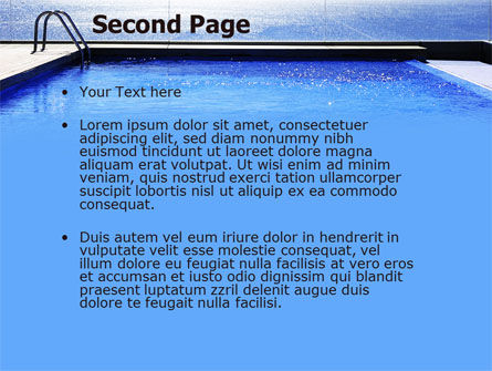 Modèle PowerPoint de piscine sur le bord de la mer, Diapositive 2, 05337, Carrière / Industrie — PoweredTemplate.com