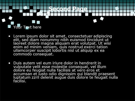 Modèle PowerPoint de structure déformée, Diapositive 2, 05358, Abstrait / Textures — PoweredTemplate.com