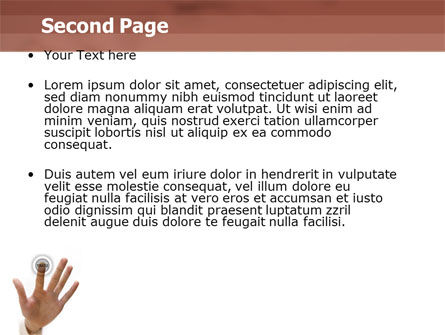 Modèle PowerPoint de appuyez sur start, Diapositive 2, 05360, Consulting — PoweredTemplate.com