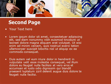 Modello PowerPoint - Tromba collage, Slide 2, 05424, Art & Entertainment — PoweredTemplate.com