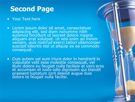 Hourglass PowerPoint Template, Slide 2, 05461, Consulting — PoweredTemplate.com