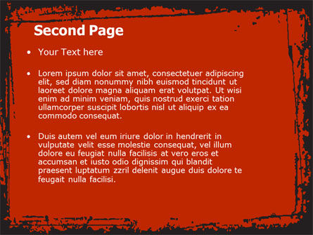 Templat PowerPoint Lingkaran Merah, Slide 2, 05465, Abstrak/Tekstur — PoweredTemplate.com