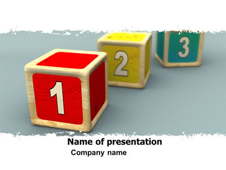 Winning First Place PowerPoint Template, 05466, Education & Training — PoweredTemplate.com