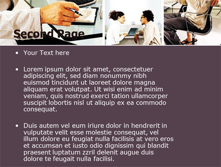Teambuilding Collage PowerPoint Template, Dia 2, 05481, Mensen — PoweredTemplate.com