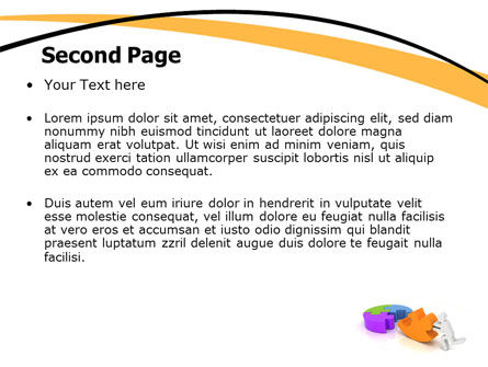 Templat PowerPoint Cocokkan Sepotong, Slide 2, 05496, Konsultasi — PoweredTemplate.com