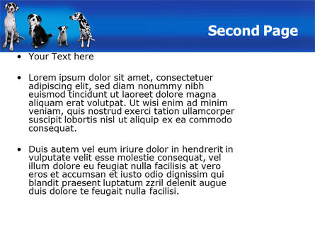 Modèle PowerPoint de race de chien, Diapositive 2, 05529, Animaux de compagnie — PoweredTemplate.com