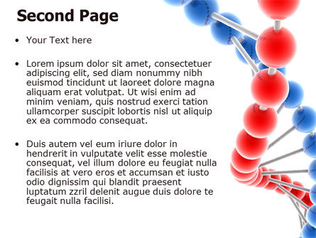 Modèle PowerPoint de structure du génome, Diapositive 2, 05540, Médical — PoweredTemplate.com