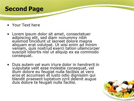 Modello PowerPoint - Insalata greca, Slide 2, 05549, Food & Beverage — PoweredTemplate.com