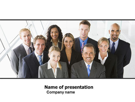 Plantilla de PowerPoint - personal de negocios, Gratis Plantilla de PowerPoint, 05550, Negocios — PoweredTemplate.com