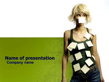 Reminders PowerPoint Template, Free PowerPoint Template, 05564, Consulting — PoweredTemplate.com