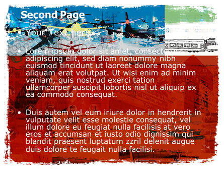 Transport collage PowerPoint Vorlage, Folie 2, 05576, Autos und Transport — PoweredTemplate.com