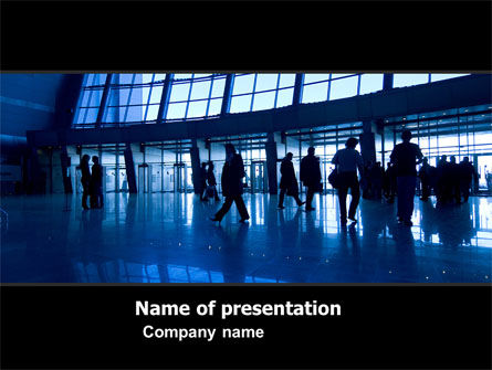 Druk Leven PowerPoint Template, Gratis PowerPoint-sjabloon, 05586, Mensen — PoweredTemplate.com
