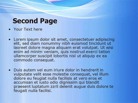 Plantilla de PowerPoint - azul neutro, Diapositiva 2, 05611, Abstracto / Texturas — PoweredTemplate.com