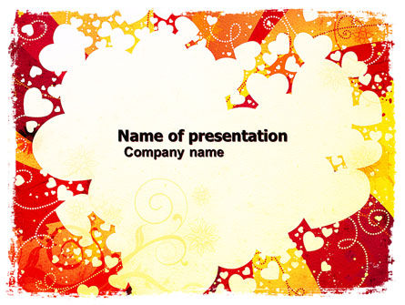 Affectionate PowerPoint Template, 05614, Abstract/Textures — PoweredTemplate.com