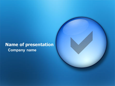 Tick PowerPoint Template, PowerPoint Template, 05629, Business Concepts — PoweredTemplate.com