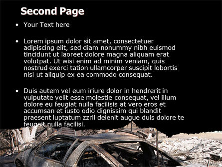 Autobombe PowerPoint Vorlage, Folie 2, 05731, Militär — PoweredTemplate.com