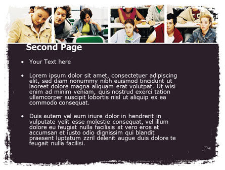 Templat PowerPoint Belajar Di Universitas, Slide 2, 05743, Education & Training — PoweredTemplate.com