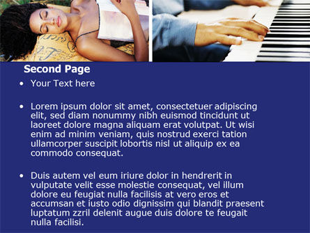 Entspannungssaison PowerPoint Vorlage, Folie 2, 05751, Gesundheit und Erholung — PoweredTemplate.com