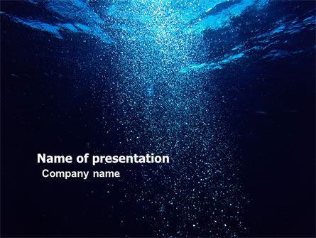 Onderwater PowerPoint Template, PowerPoint-sjabloon, 05763, Natuur & Milieu — PoweredTemplate.com