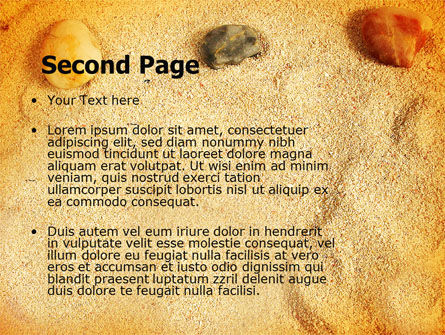 Modelo do PowerPoint - areia da praia, Deslizar 2, 05765, Carreiras/Indústria — PoweredTemplate.com