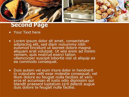 Pastry In Collage PowerPoint Template, Slide 2, 05775, Careers/Industry — PoweredTemplate.com