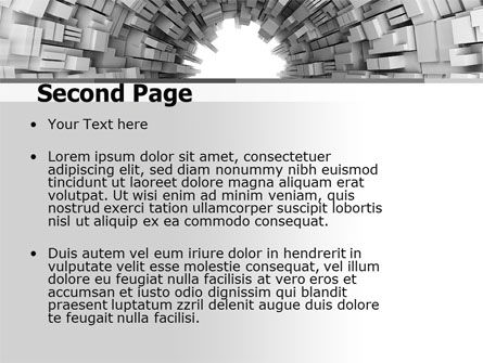 Techno PowerPoint Template, Slide 2, 05818, Abstract/Textures — PoweredTemplate.com
