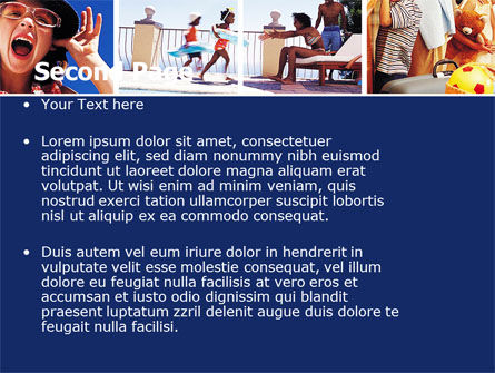 Modèle PowerPoint de vacances en famille, Diapositive 2, 05854, Carrière / Industrie — PoweredTemplate.com