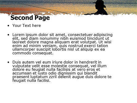 Modèle PowerPoint de pêche, Diapositive 2, 05893, Sport — PoweredTemplate.com