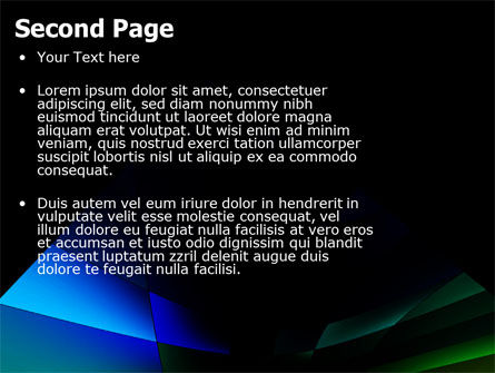 3D Abstract PowerPoint Template, Slide 2, 05904, Abstract/Textures — PoweredTemplate.com
