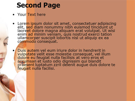 Baby and Mom PowerPoint Template, Slide 2, 05908, People — PoweredTemplate.com