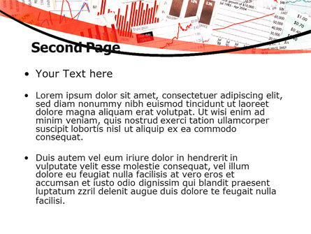 Templat PowerPoint Histogram Pasar Saham, Slide 2, 05924, Finansial/Akuntansi — PoweredTemplate.com