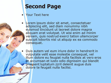 Templat PowerPoint Tim Medis Bertugas, Slide 2, 05935, Manusia — PoweredTemplate.com