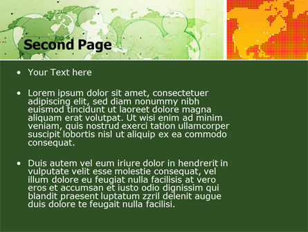 Templat PowerPoint Melacak Satelit, Slide 2, 05966, Global — PoweredTemplate.com