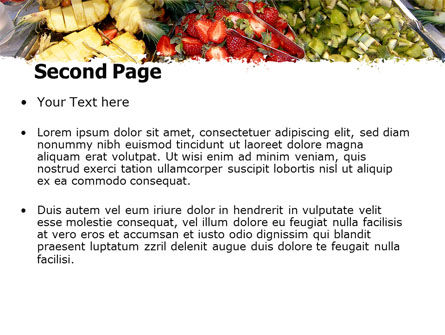 Modèle PowerPoint de fruits exotiques, Diapositive 2, 05984, Food & Beverage — PoweredTemplate.com
