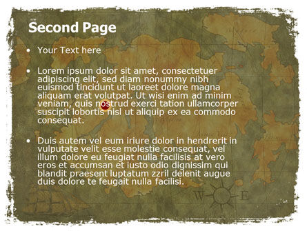 Ancient Map PowerPoint Template, Slide 2, 06009, Global — PoweredTemplate.com