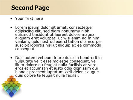 Modello PowerPoint - Tappe a schiera, Slide 2, 06024, Astratto/Texture — PoweredTemplate.com