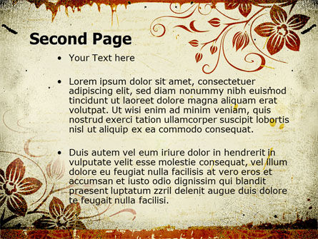 Blühende sonnenblumen PowerPoint Vorlage, Folie 2, 06026, Natur & Umwelt — PoweredTemplate.com