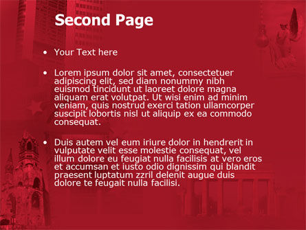 Duitsland Tricolor PowerPoint Template, Dia 2, 06041, Vlaggen/Internationaal — PoweredTemplate.com